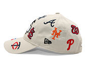 Kappe New Era - MLB Grapefruit League Scatter 9TWENTY - Grapefruit League Logo - Stone