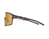 Sonnenbrille Red Bull SPECT - RUMBLE - Matt Black/Brown - Red Mirror
