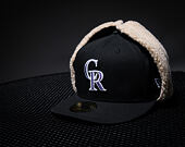 Kappe New Era - MLB World Series Cooperstown Dog-Ear 59FIFTY - Colorado Rockies - Black