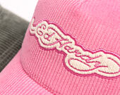 Kappe Ed Hardy - Embroidery Applique Cord 5 Panel Trucker Cap - Hot Pink