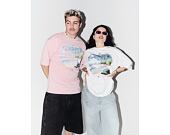 T-Shirt New Era - Branded Beach Graphic Oversized Tee - Pink Rouge