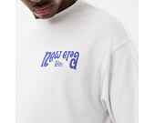 T-Shirt New Era - Branded PIzza Time Graphic Oversized Tee - White