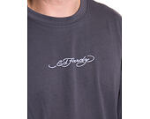 T-Shirt Ed Hardy - Mens Don Wolf Eagle Panther Relaxed T-Shirt - Charcoal