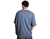 T-Shirt Ed Hardy - Mens Dragon City Diamante Graphic Relaxed T-Shirt - Blue