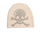 Mütze Ed Hardy - Unisex Skull Vegan Leather Applique Beanie - Black