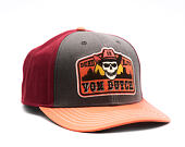 Kappe Von Dutch - Semi Curve - Patch Premium - Red / Orange