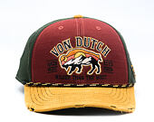 Kappe Von Dutch - Semi Curve - Embroidery Premium - Red / Green