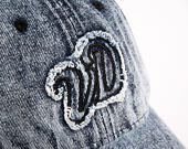 Damen Kappe DAD CAP EN JEAN AVEC PATCH VD A FRANGES