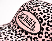 Damen Kappe Von Dutch - Baseball - Velvet Print Embroidery - Pink / Camo