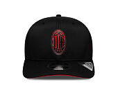 Kappe New Era - Poly 9SEVENTY Stretch-Snap - AC MILAN - Black