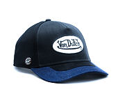 Kappe Von Dutch - Trucker - Denim Visor Patch Premium - Black / Navy