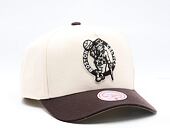 Kappe Mitchell & Ness - NBA Brown And Cream Pro Snapback - Boston Celtics - Cream