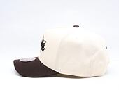 Kappe Mitchell & Ness - NBA Brown And Cream Pro Snapback - Los Angeles Lakers - Cream