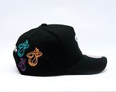 Kappe Mitchell & Ness - NBA 404 Club Neon Pro Snapback - Miami Heat - Black