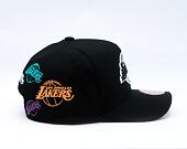 Kappe Mitchell & Ness - NBA 404 Club Neon Pro Snapback - Los Angeles Lakers - Black