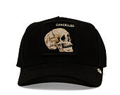 Kappe Goorin - Suede Cancelled Skull Trucker - Black