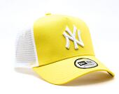 Kappe New Era - MLB Essential 9FORTY A-Frame Trucker - NY Yankees - Yellow / White