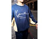 Pullover Karl Kani - Signature BRK Insert Oversized Crew - Blue