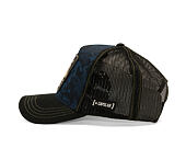 Kappe Capslab - Looney Tunes Trucker - Marvin the Martian Print - Navy / Black