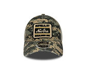 Kappe New Era - Branded Camo 9FORTY M-CROWN A-Frame Trucker - Woodland Camo
