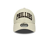 Kappe New Era - MLB Wordmark 9FORTY - Philadelphia Phillies - Stone