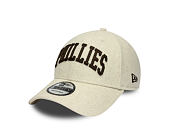 Kappe New Era - MLB Wordmark 9FORTY - Philadelphia Phillies - Stone