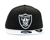 Kappe New Era Cotton Block 3 Oakland Raiders Schwarz/Grau Snapback