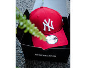 Kappe New Era - MLB Essential 9FORTY - NY Yankees - Scarlet / White
