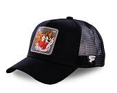 Kappe Capslab Trucker - Looney Tunes - Taz - Black