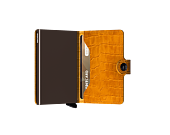 Geldbörse Secrid Miniwallet Cleo Ochre/Brown