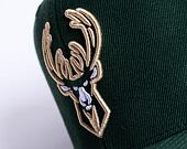 Kappe Mitchell & Ness - NBA Team Ground 2.0 Snapback - Milwaukee Bucks - Green