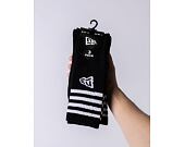 3 Paar Socken New Era Stripe Crew 3Pack Black