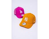 Kappe New Era 9FORTY A-Frame Trucker Tonal Mesh - NY Yankees - Snapback Tangerine