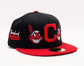 Kappe Adam Wave 59FIFTY MLB “Banned” Cleveland Indians Fitted