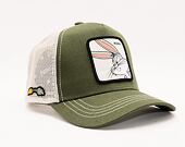 Kappe Capslab - Trucker Looney Tunes - Bugs Bunny - Olive / White