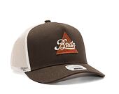 Kappe Brixton Earlston X C MP Trucker Hat Dark Earth / Off White