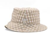 Damen Bucket Mütze New Era MLB Womens Gingham Tapered Bucket - NY Yankees - Stone