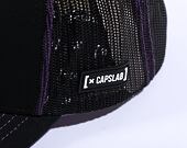 Kappe Capslab Batman - Retro Batman Trucker Black / Purple