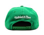 Kappe Mitchell & Ness NBA Conference Patch Snapback Boston Celtics Grün