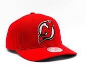Kappe Mitchell & Ness NHL Team Ground 2.0 Pro Snapback New Jersey Devils Rot