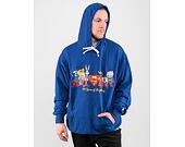 Pullover New Era Superhero × Looney Tunes Line Up Oversized Hoody Royal Blue