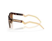 Sonnenbrille Oakley HSTN "Kylian Mbappé" Dark Amber/Light Curry - Prizm Tungsten