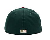 Kappe New Era 59FIFTY MLB "Leaf Drop" WS Patch Atlanta Braves Green / White