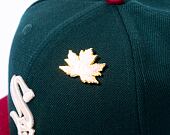 Kappe New Era 59FIFTY MLB "Leaf Drop" WS Chicago White Sox Green / White