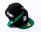 Kappe New Era 59FIFTY MLB Team Color Detroit Tigers Cooperstown Black / White / Kelly Green
