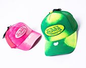 Kappe Von Dutch Trucker Boston - Cotton Twill - Green Tie Dye