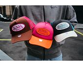 Kappe Von Dutch Trucker Boston - Cotton Twill - Brown/Pink