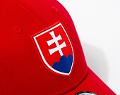 Kinder Kappe New Era 9FORTY Kids National Team - Slovakia Scarlet