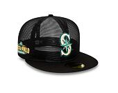 Kappe New Era 59FIFTY MLB Mesh Patch Seattle Mariners Black
