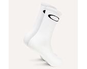 Socken Oakley Ellipse 3er Pack Crew Sock Weiß